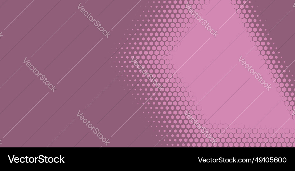 Geometric abstract hexagon two color background Vector Image