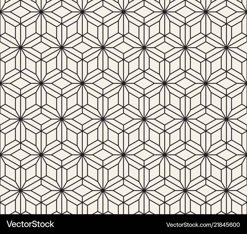 Geometric Abstract Line Pattern Vector Image