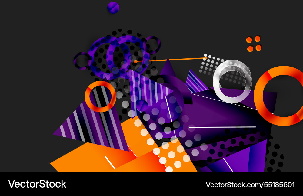 Abstract background geometric design with colorful Abstract background geometric design with colorful Vector Image