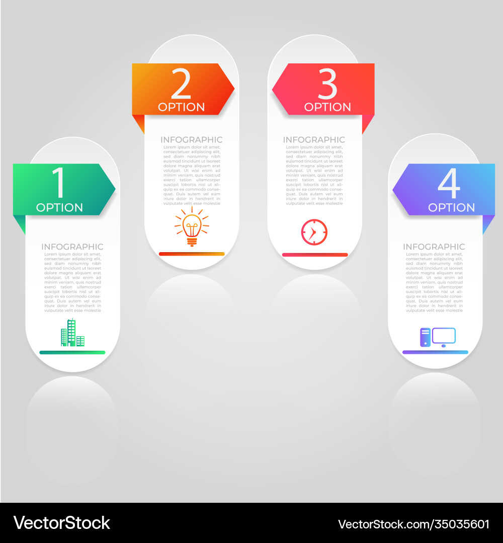 Business data visualization process chart Vector Image