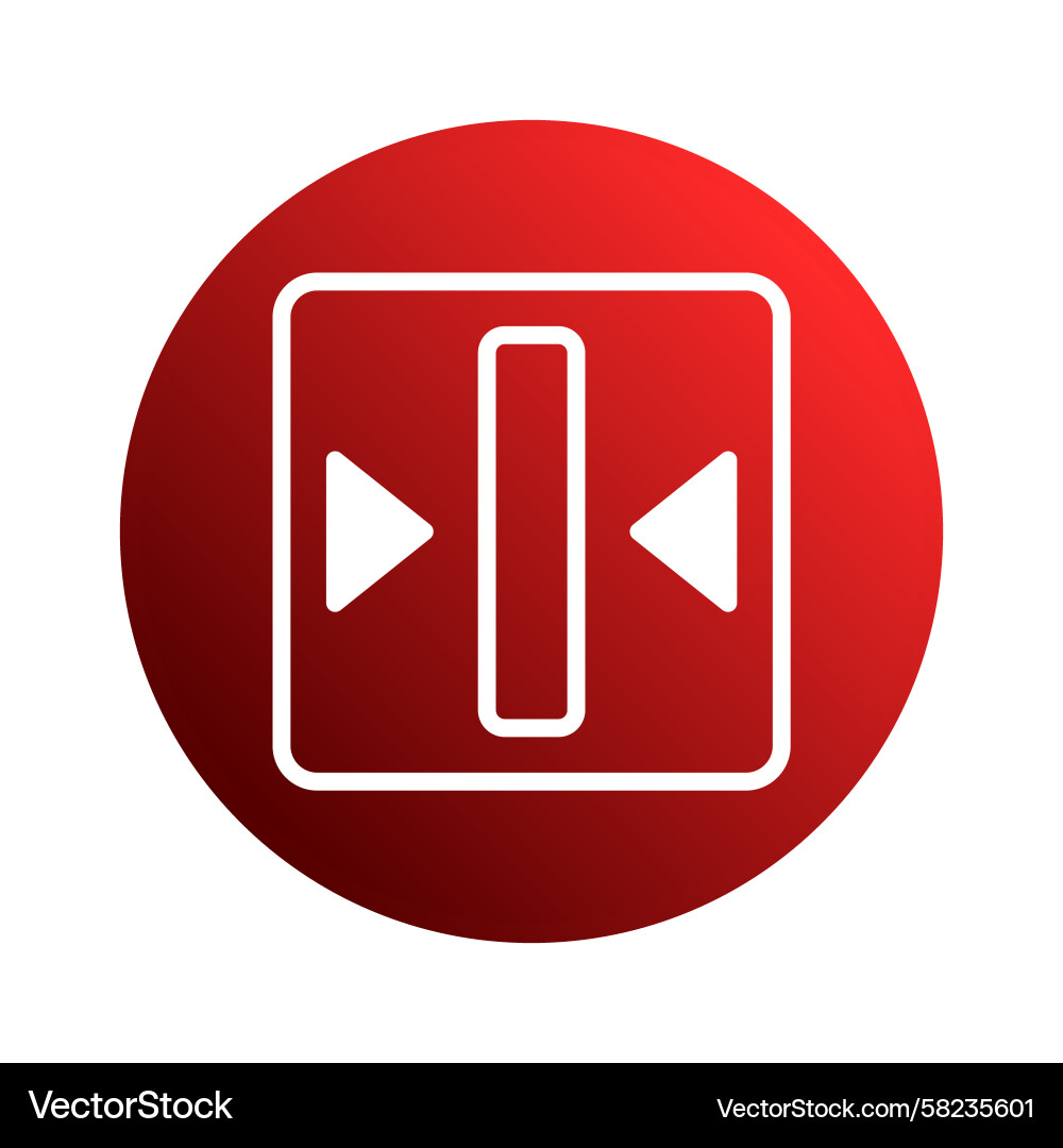 Expand/Contract Button Vector Image