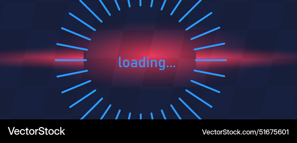 Loading bar concept progress data for upload Loading bar concept progress data for upload vector image