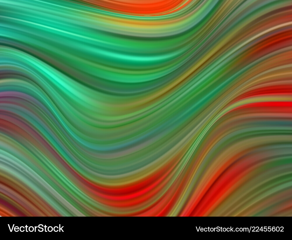 Abstract Color Flow Background vector image