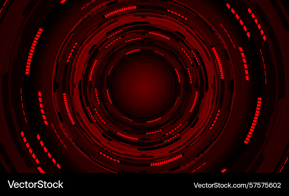 Abstract data security red circuit board Abstract data security red circuit board vector image