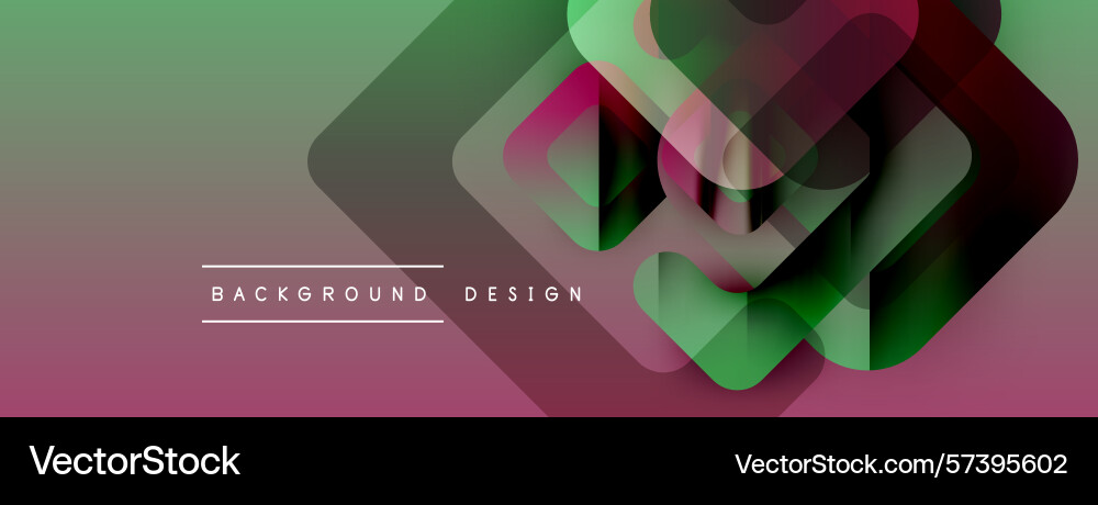 Abstract geometric shapes overlap creating Abstract geometric shapes overlap creating vector image