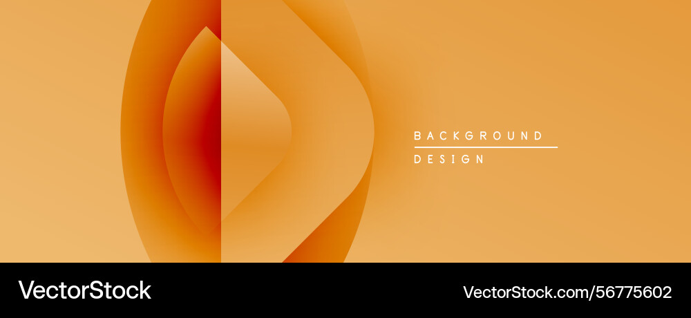 Abstract orange layers create dynamic visual Abstract orange layers create dynamic visual Vector Image