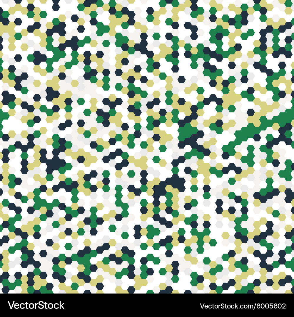 Background of different color hexagons Vector Image