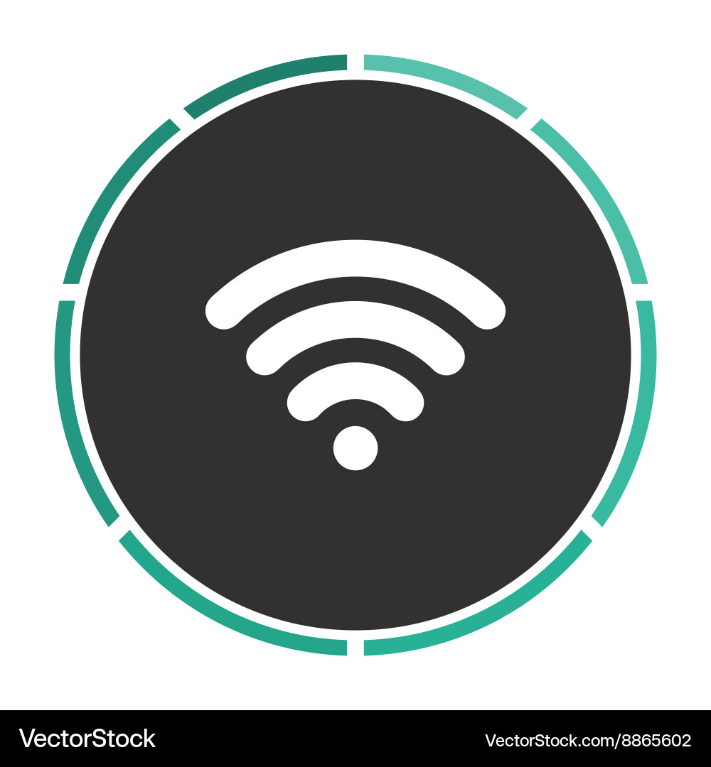 Wireless zone computer symbol Vector Image