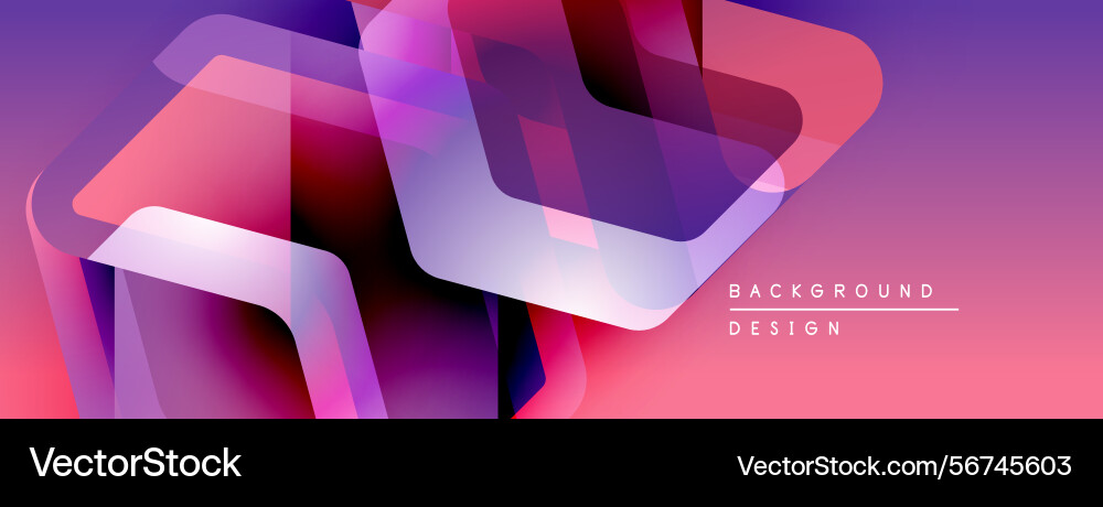 Abstract geometric shapes overlap creating Abstract geometric shapes overlap creating vector image