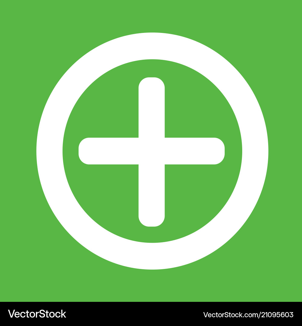 Additional plus icon symbol design Vector Image