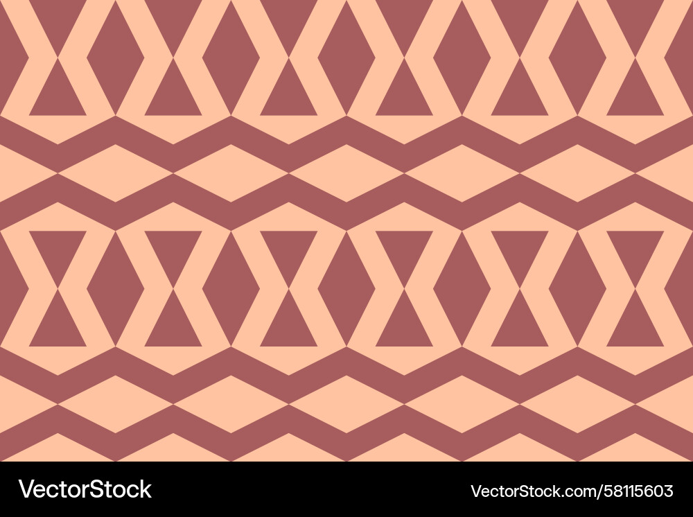 Brown Triangular Pattern Background Vector Image