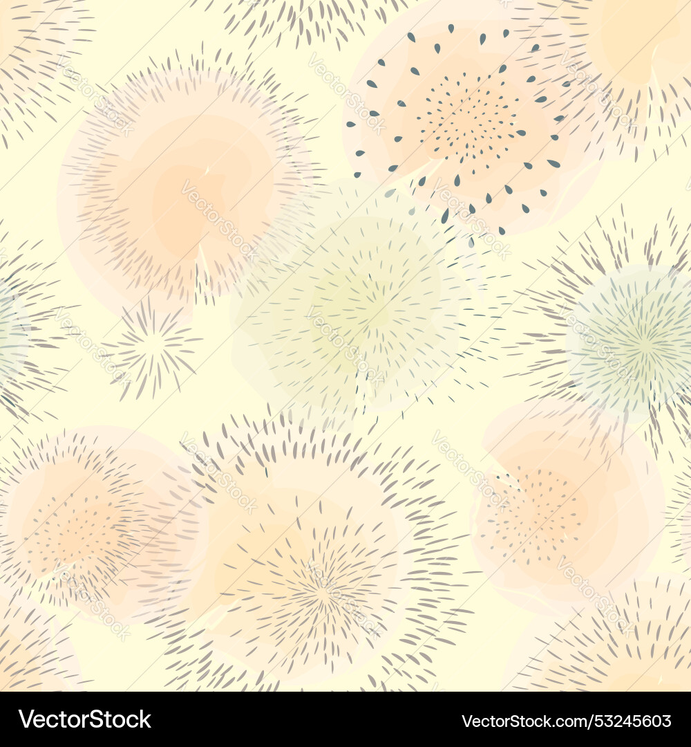 Firework droplets splash dot seamless pattern Vector Image