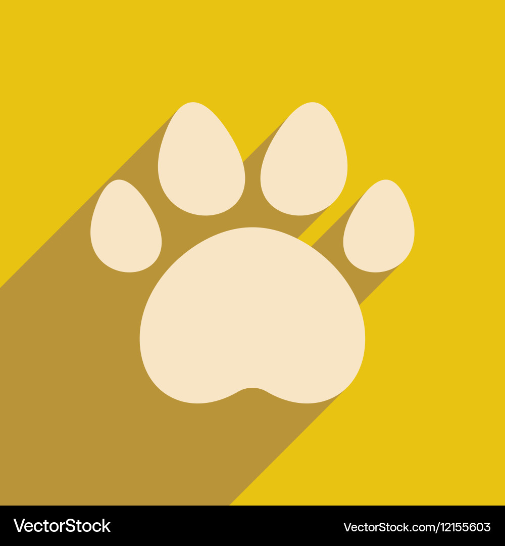 Flat with shadow icon and mobile application Vector Image