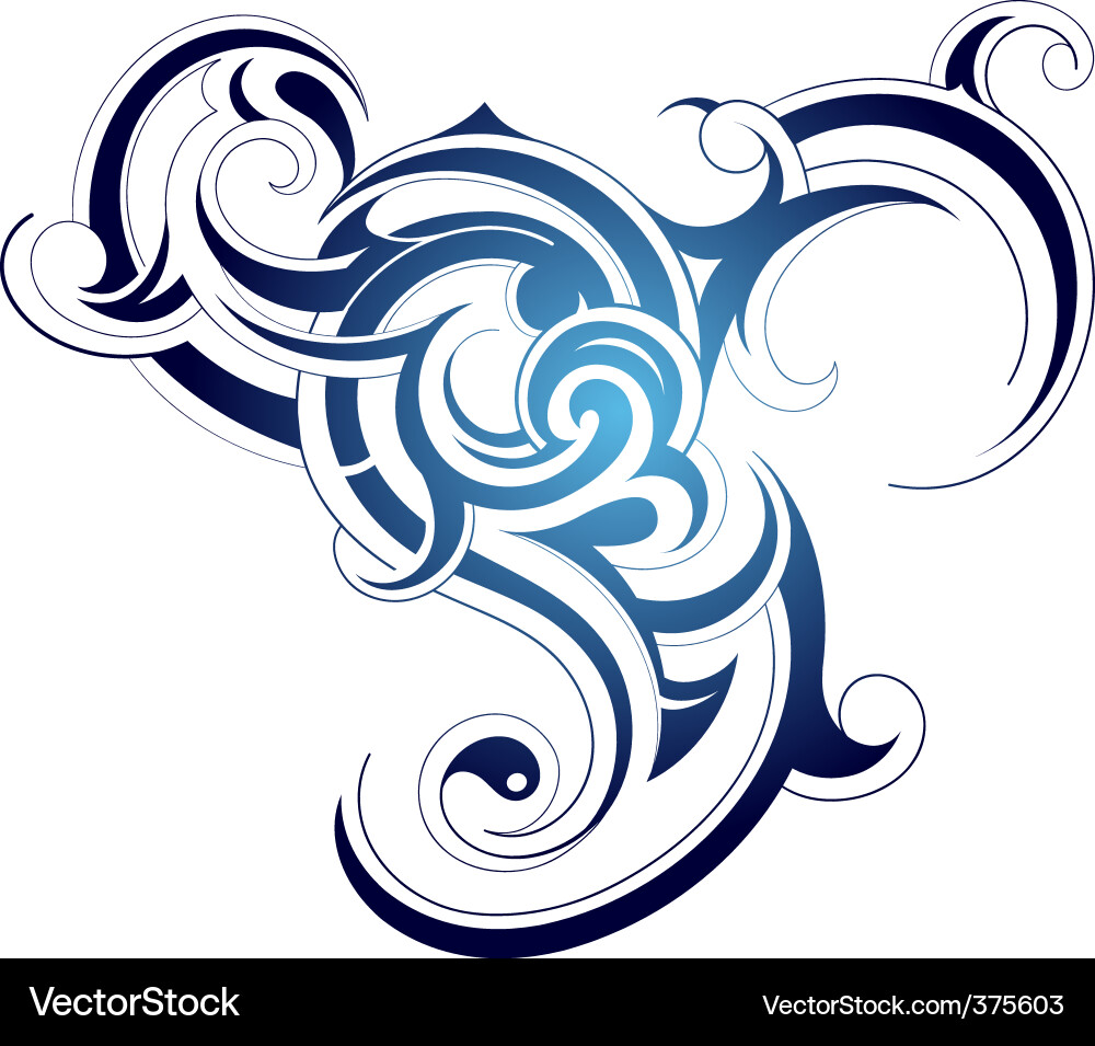 Tribal graphics Vector Image