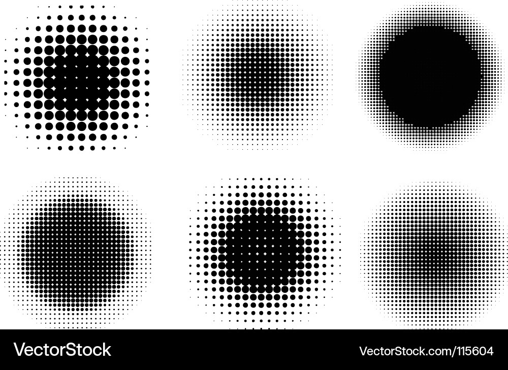 Abstract Dot Pattern vector image