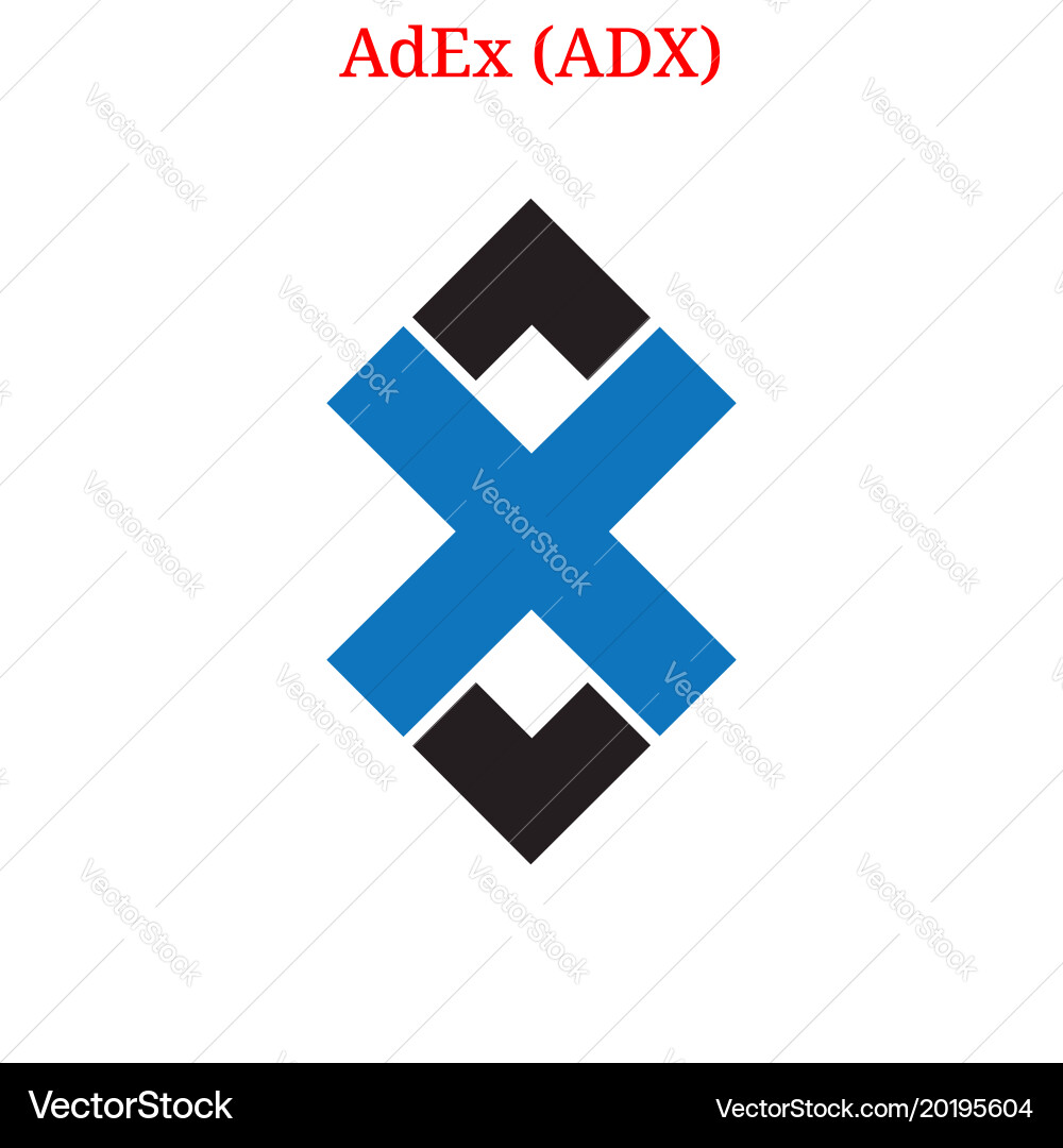 Adex adx logo (20195604) – Royalty-Free Vector | VectorStock
