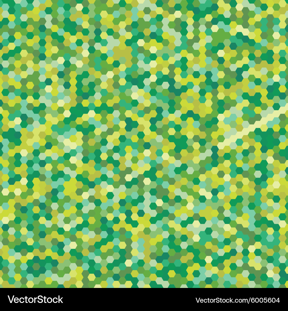 Background of different color hexagons Vector Image