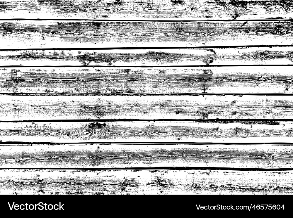 Distressed wood texture vector image