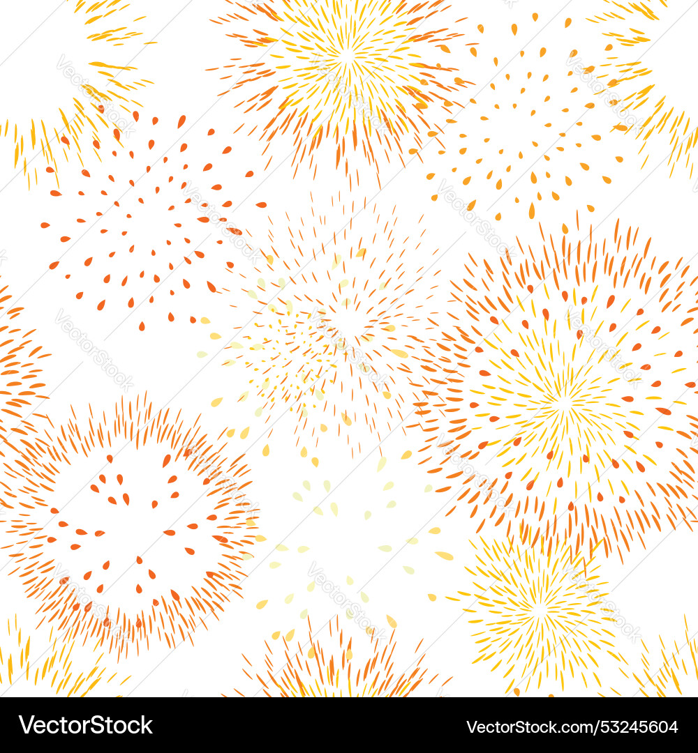 Firework droplets splash dot seamless pattern Firework droplets splash dot seamless pattern vector image
