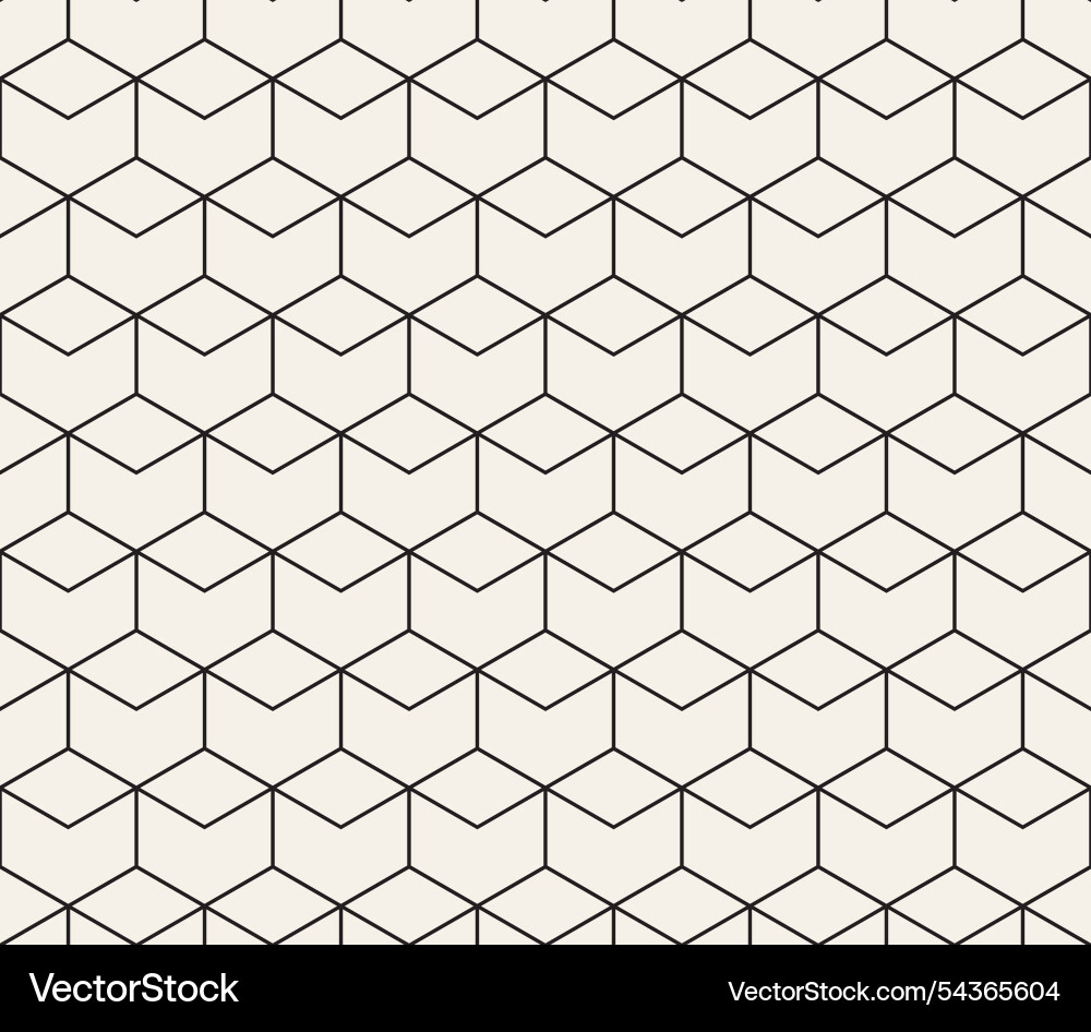 Seamless pattern repeating geometric elements Vector Image