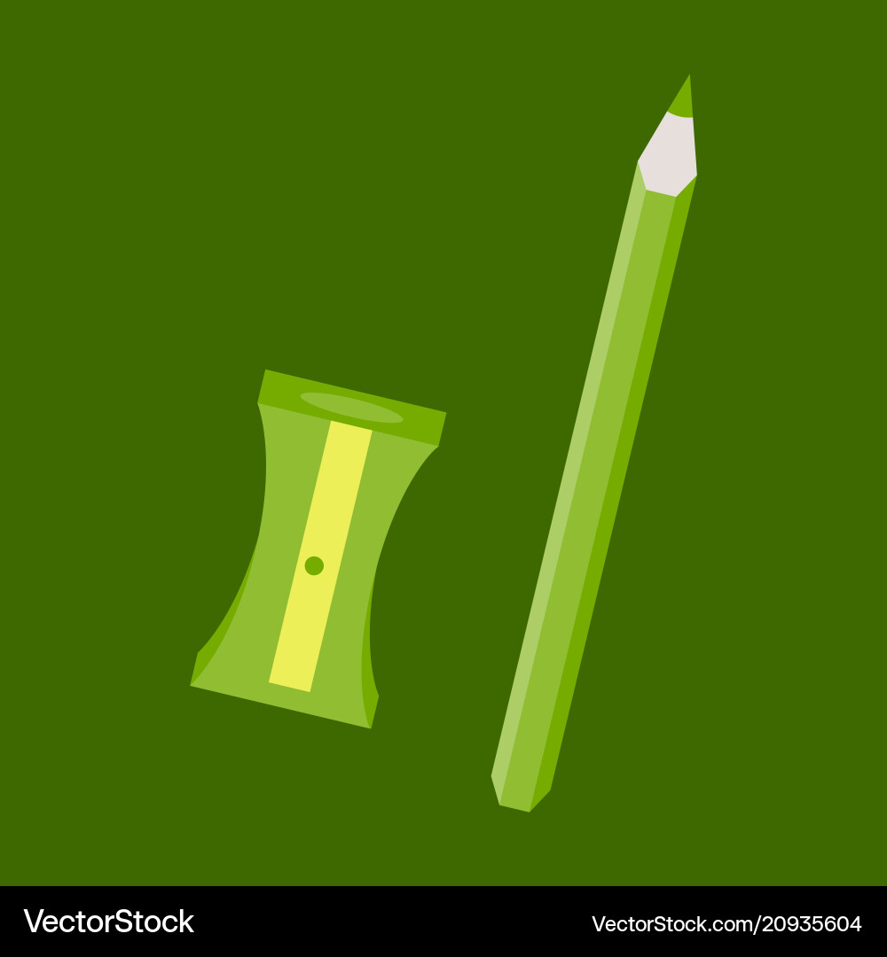 Set of in realistic style sharpened pencil Vector Image