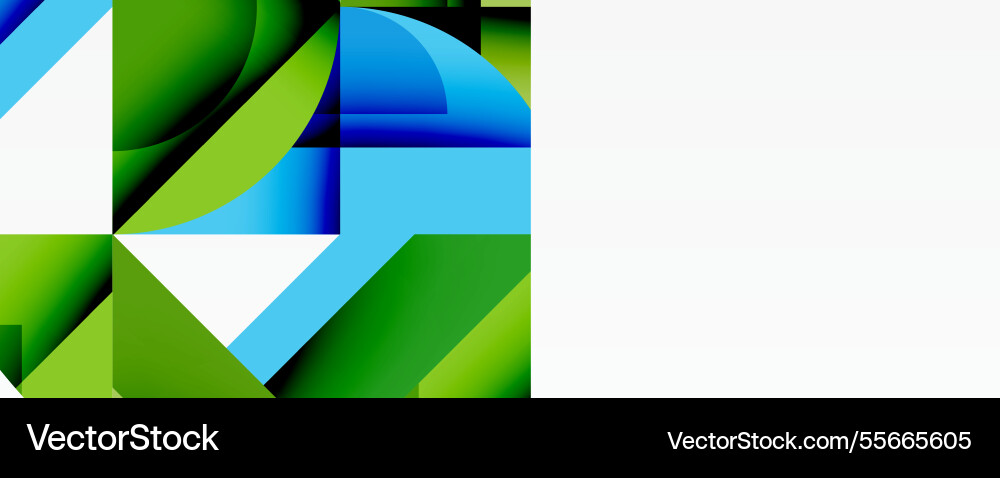 Abstract geometric composition with interlocking Abstract geometric composition with interlocking vector image