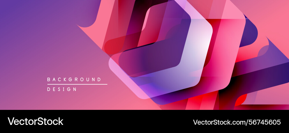 Abstract geometric shapes overlap creating Abstract geometric shapes overlap creating vector image