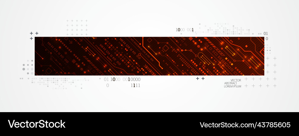 Abstract horizontal technology background Abstract horizontal technology background vector image