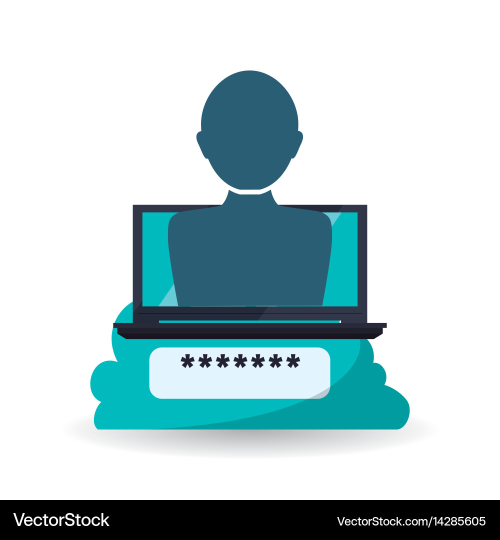 Cloud computing design media icon isolated Vector Image