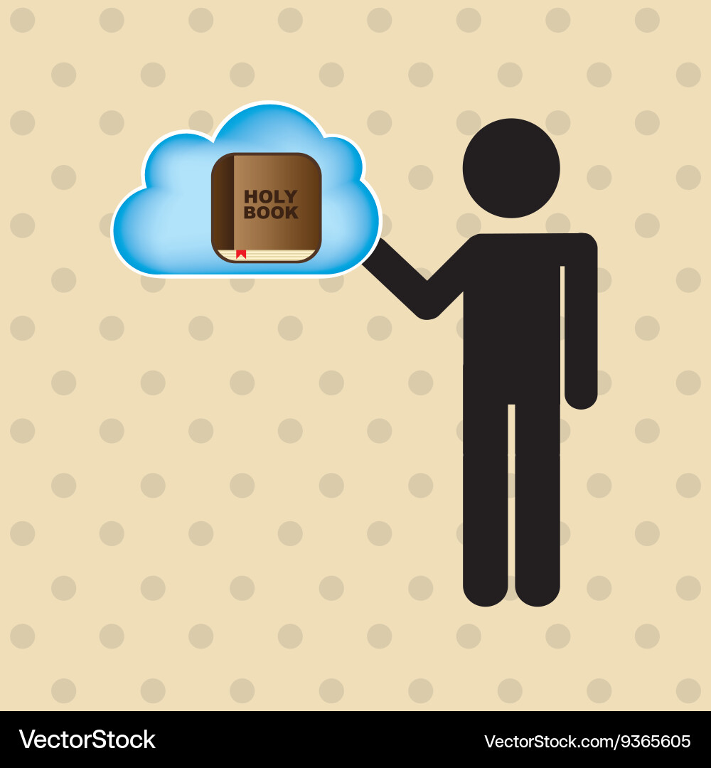 Cloud computing design Vector Image