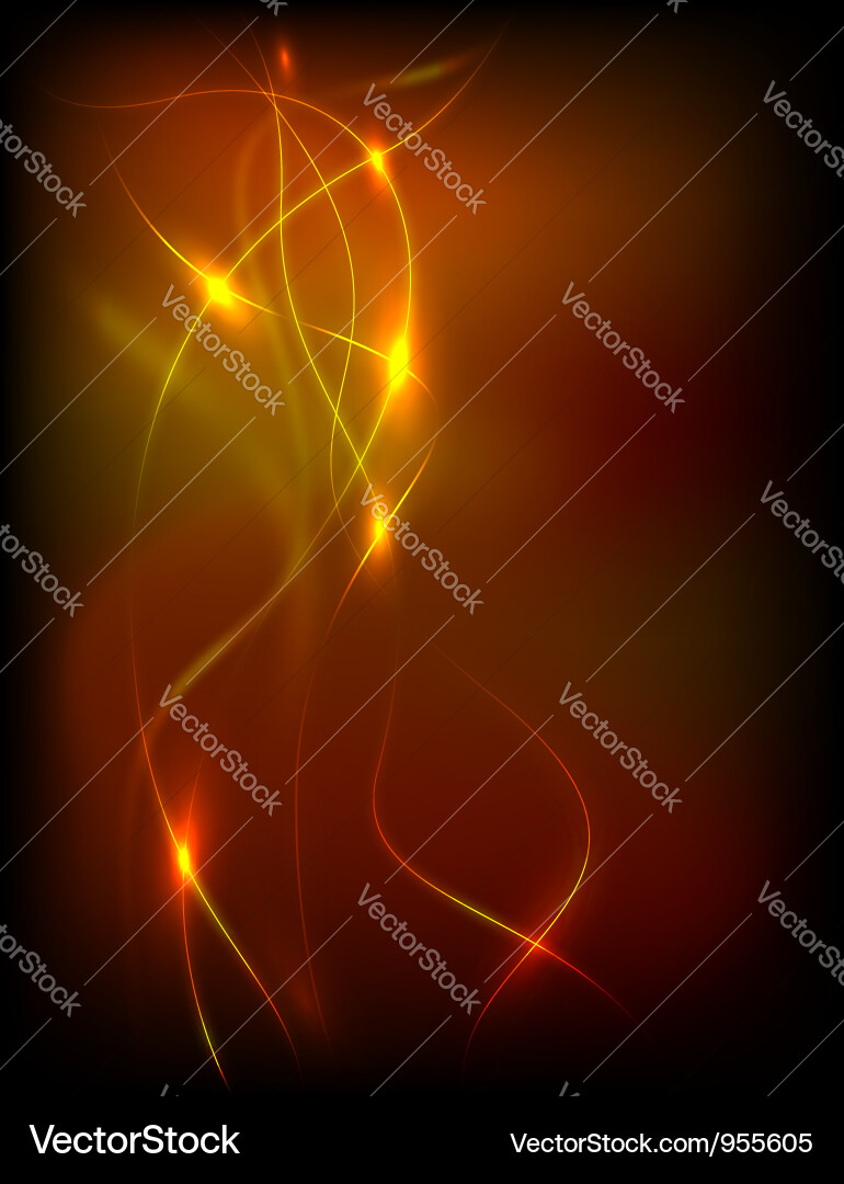 Dynamic Glowing Lines Background Vector Image