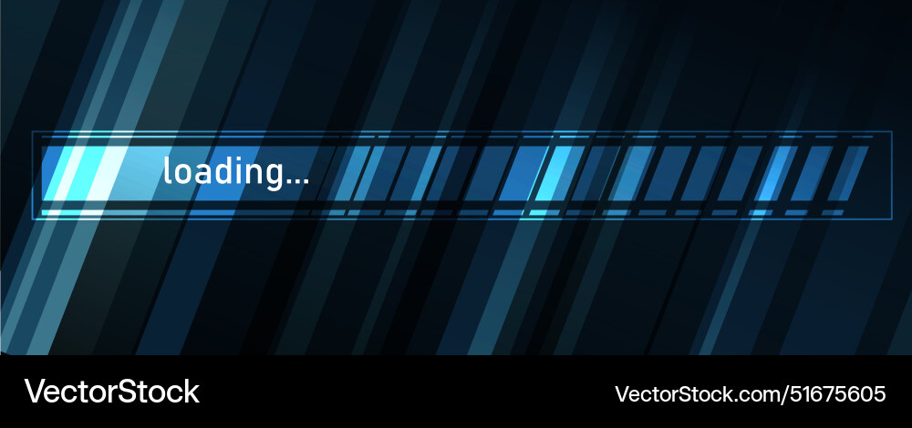 Loading bar concept progress data for upload Loading bar concept progress data for upload vector image