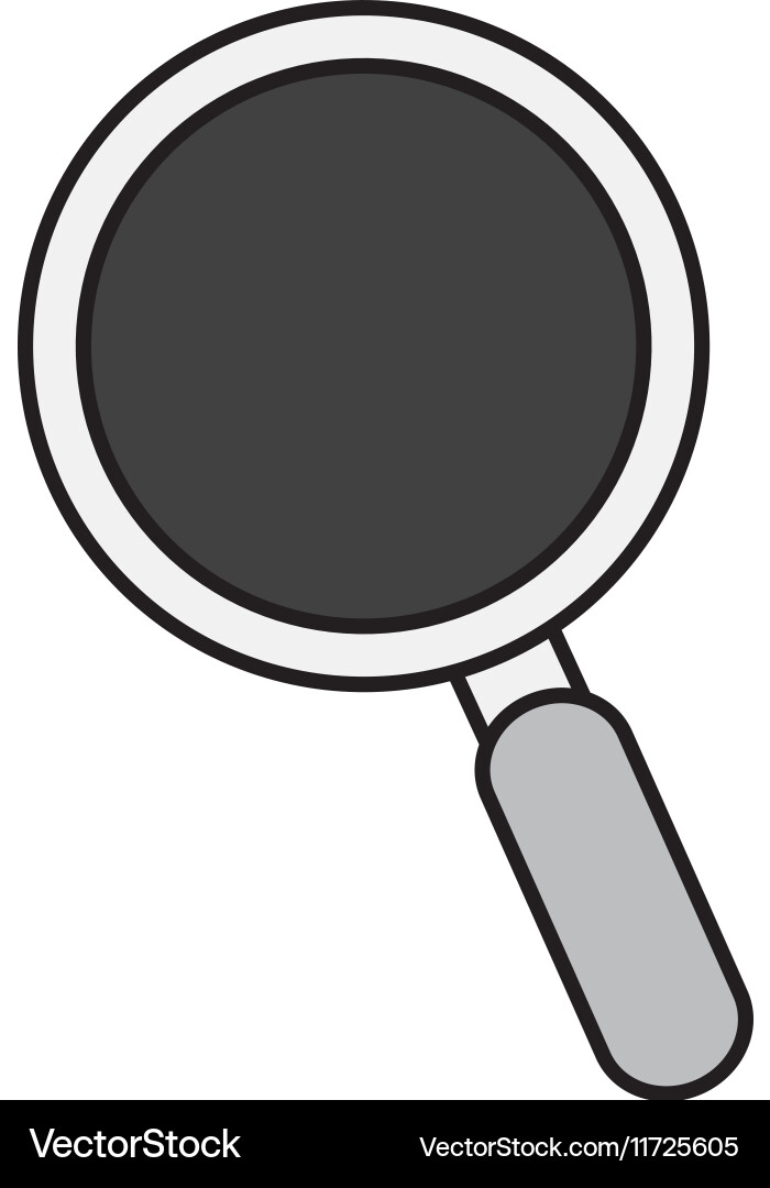 Magnifying glass lupe Vector Image