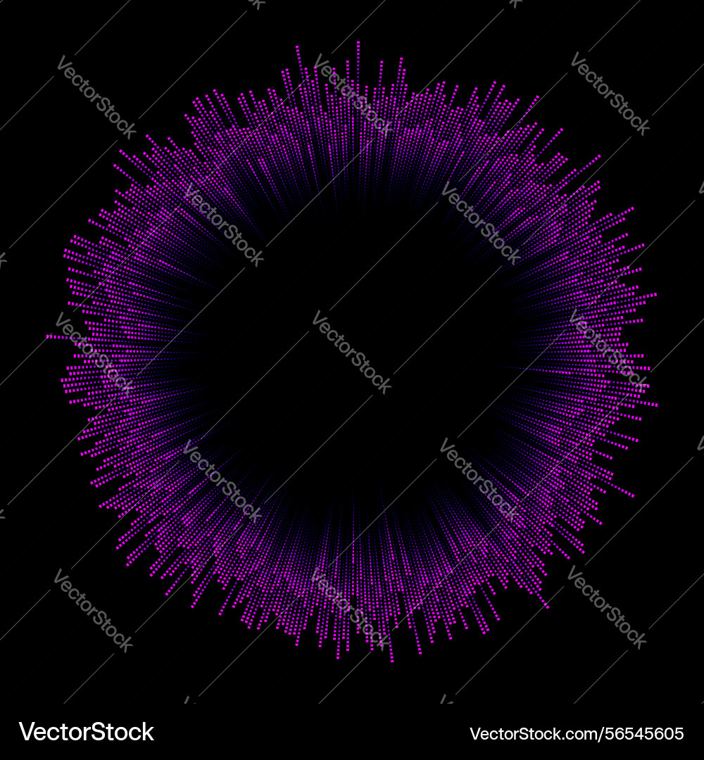 Music equalizer ring frame with variable Music equalizer ring frame with variable vector image