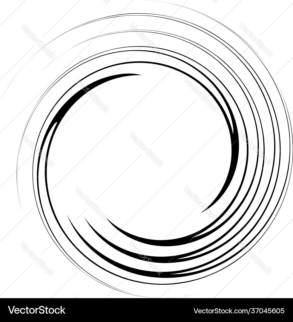 Revolved whirlpool whirlwind design element Revolved whirlpool whirlwind design element Vector Image