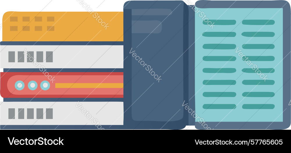 Server data storage rack icon design generative ai vector image