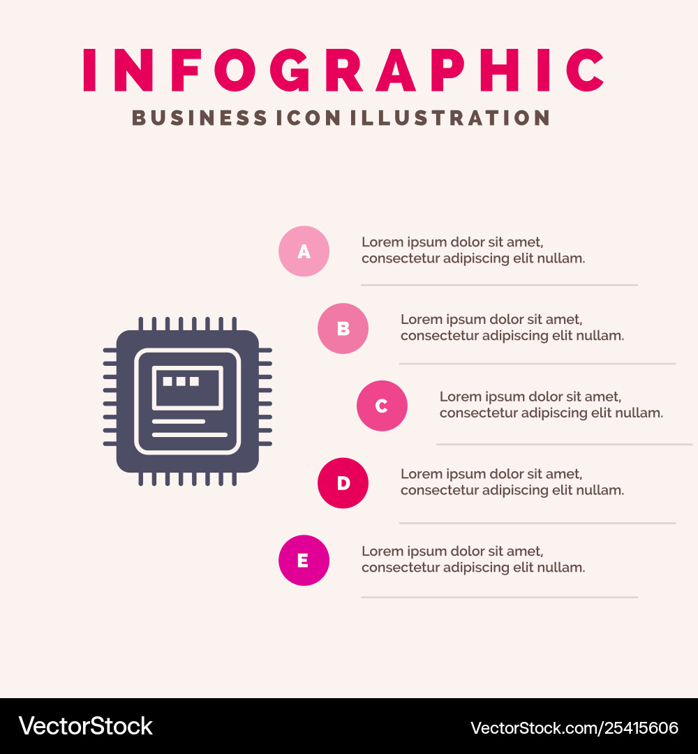 Cpu storage computer hardware infographics Cpu storage computer hardware infographics Vector Image