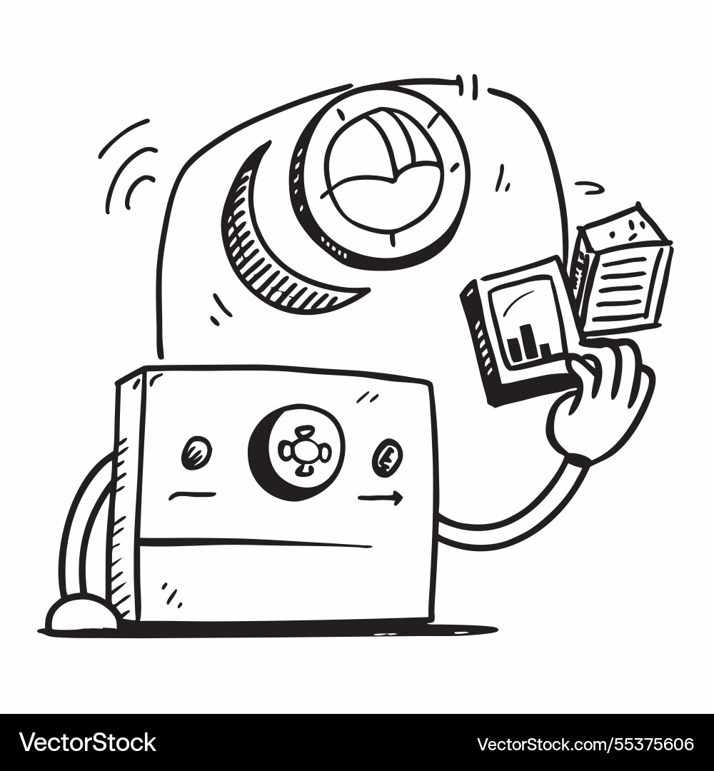 Predictive analytics and wallet concept vector image