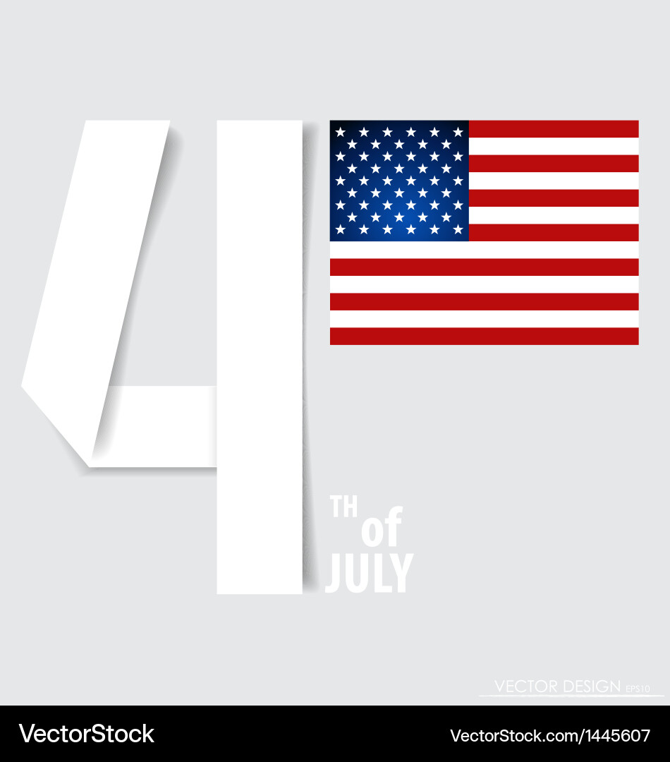 4th of july independence day Vector Image