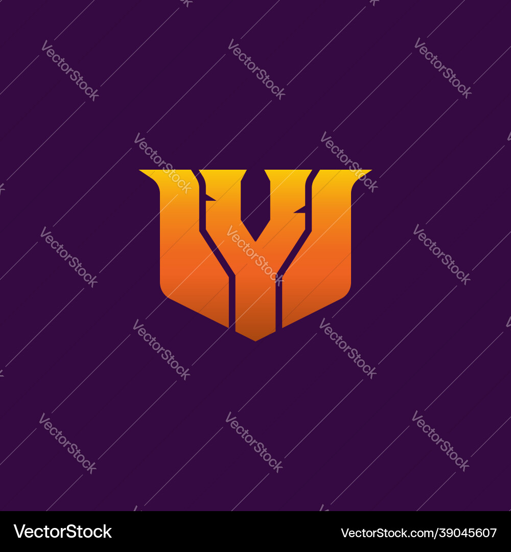 Original y Gaming esport logo design modern Original y Gaming esport logo design modern vektorbild