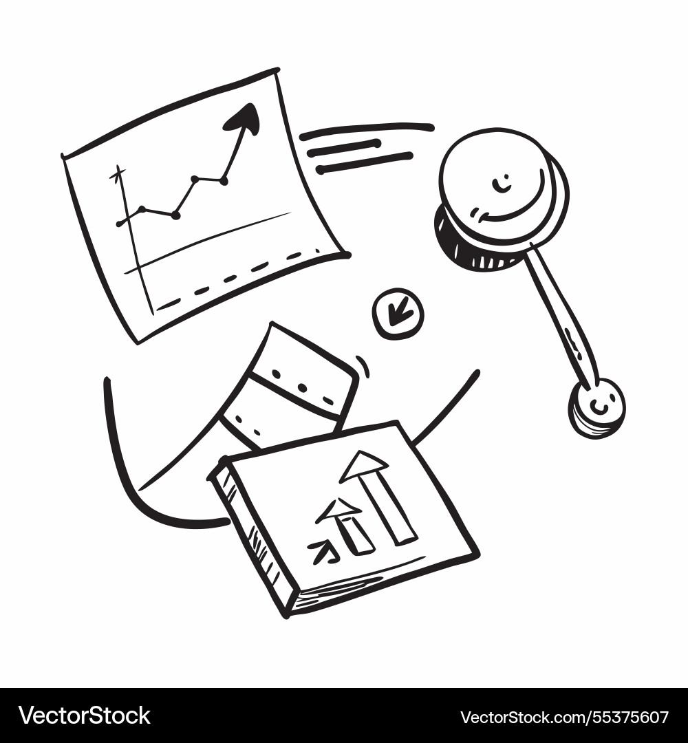 Predictive modeling and financial graph concept Predictive modeling and financial graph concept vector image