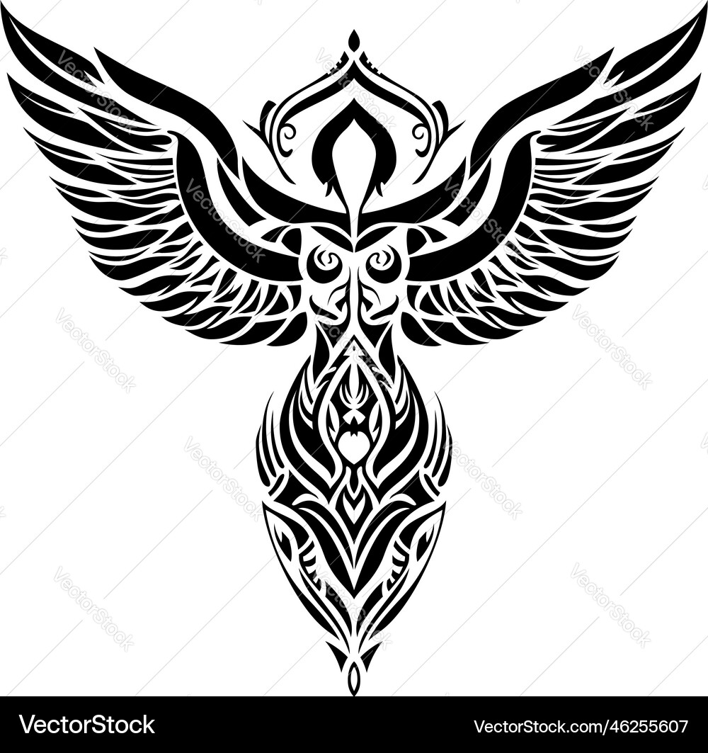 Tribal tattoo element Tribal tattoo element vector image