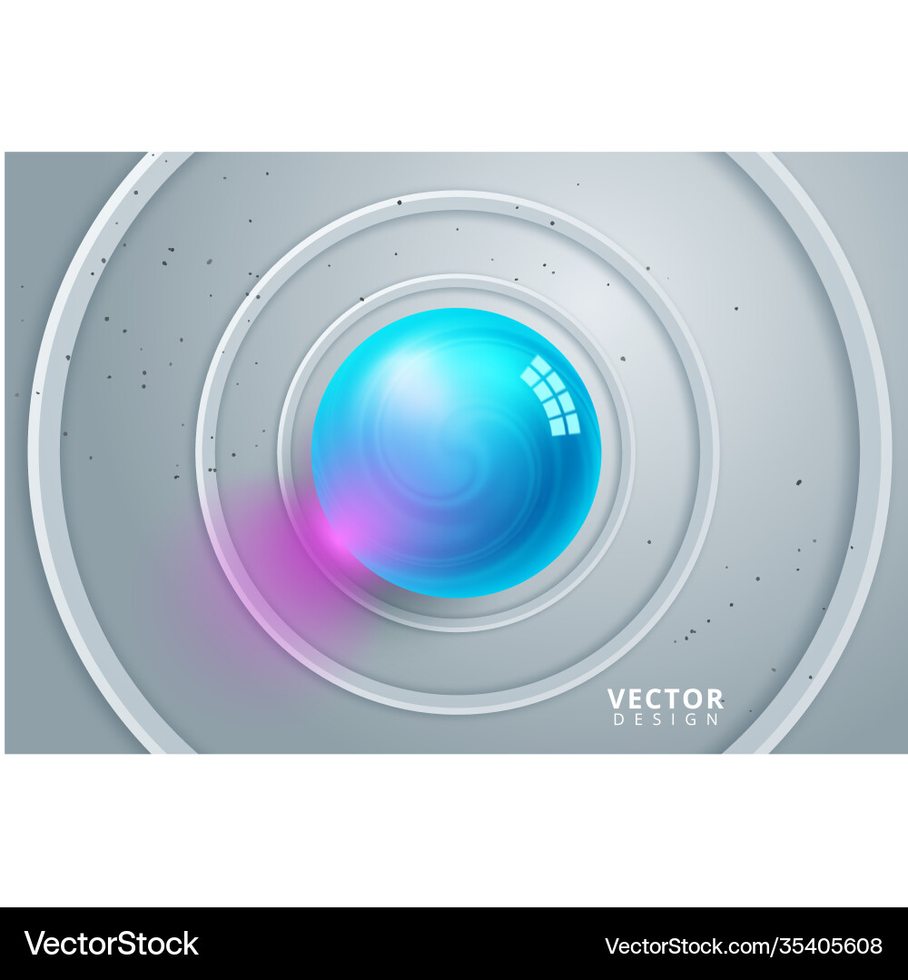Abstract background with dynamic 3d spheres Abstract background with dynamic 3d spheres Vector Image