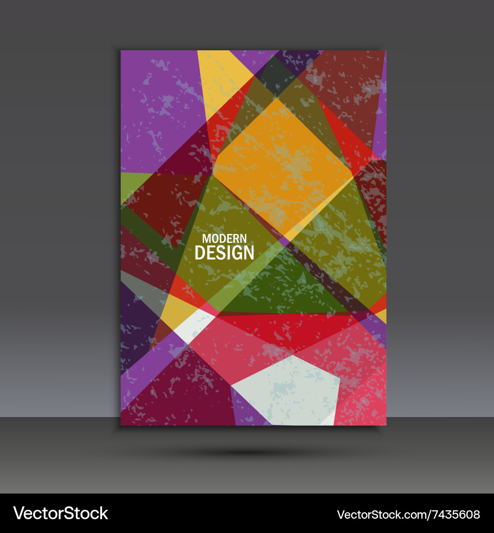 Abstract dynamic geometric background Vector Image