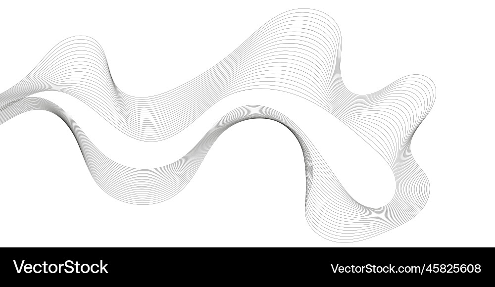 Abstract wave element for design digital Vector Image