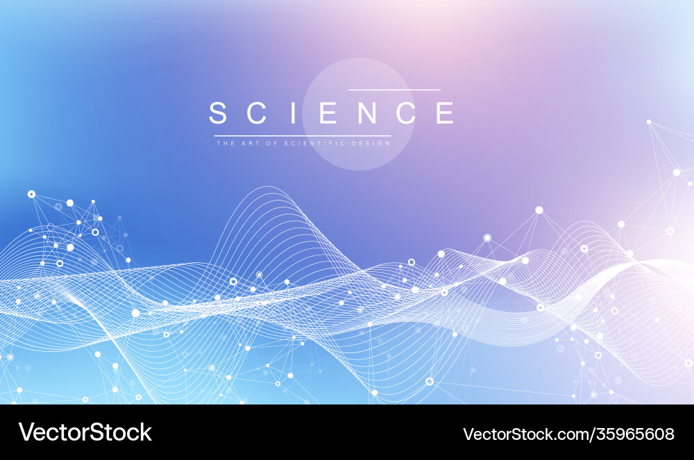 Connected Lines Abstract Background Vector Image
