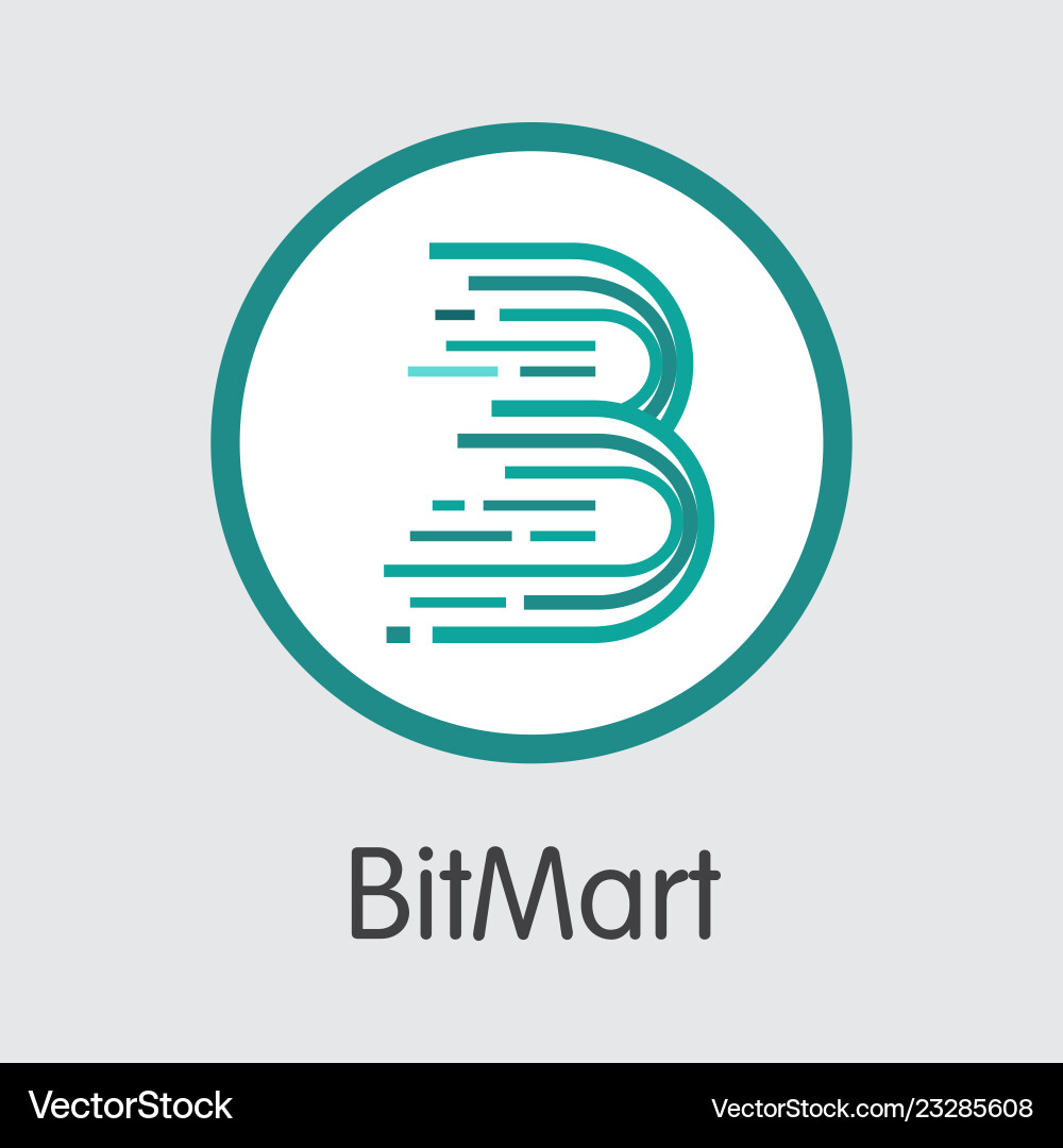 Exchange - bitmart the crypto coins – Royalty-Free Vector | VectorStock