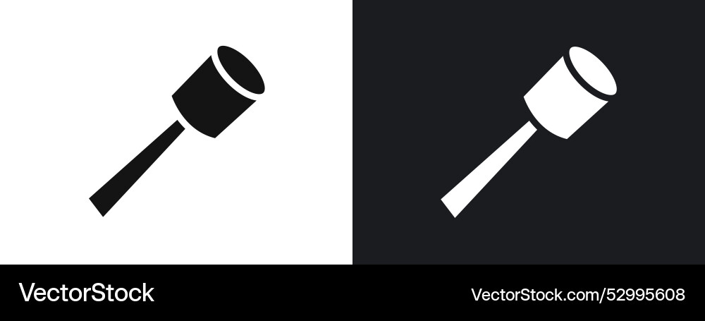 Marshmallow stick icon linear graphics set Vector Image