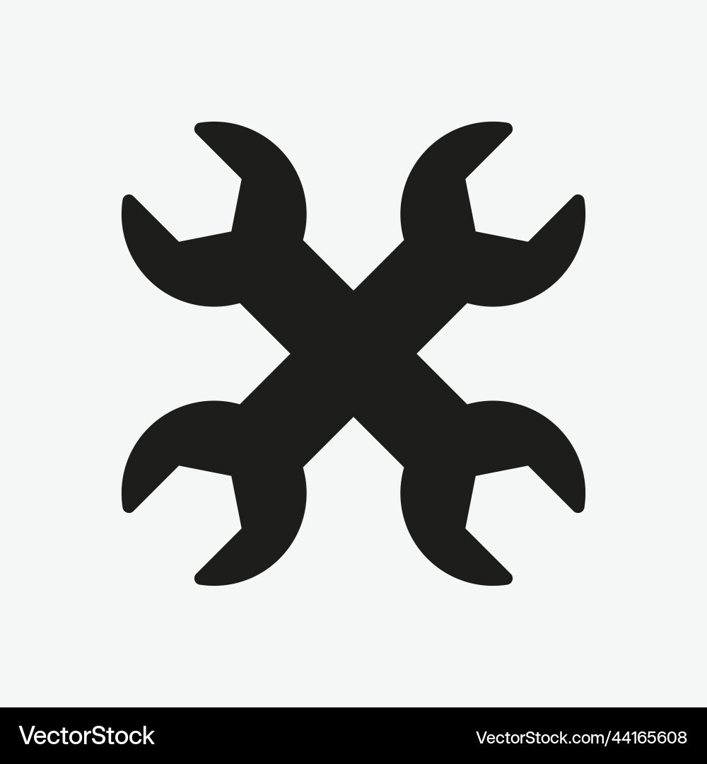 Wrench icon template for web computer and mobile Wrench icon template for web computer and mobile Vector Image