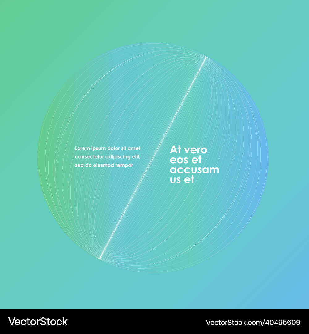 Abstract circles design element shapes Vector Image